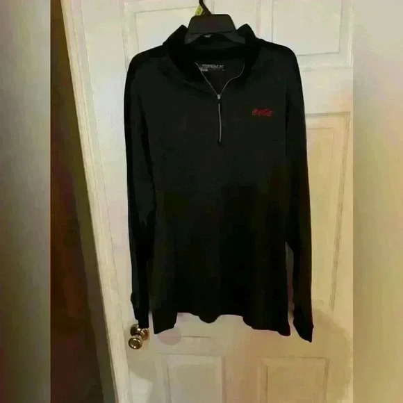Nike Dri Fit Black xxl Jacket Mid Zip - Picture 1 of 4